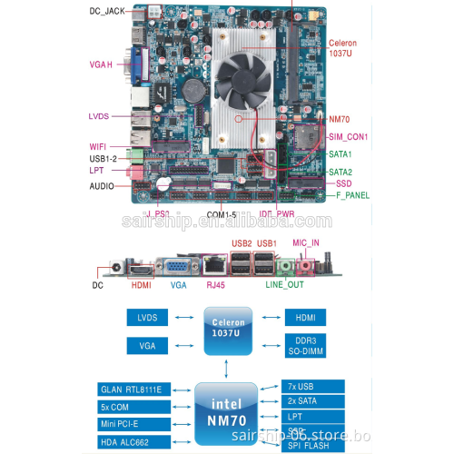 embedded motherboard ,1037u mini itx motherboard embedded motherboard ,1037u mini itx motherboard